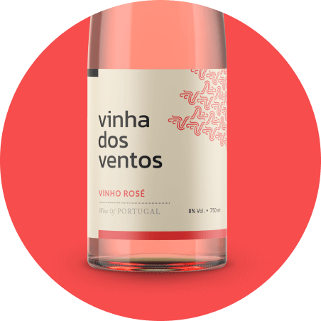 Vinho rosé Vinha dos Ventos